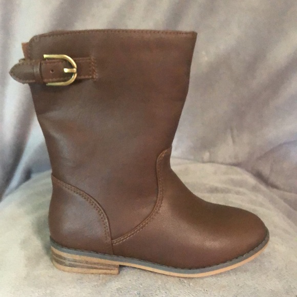 Cat & Jack Brown boot- Girls size 9 - NEW! - Picture 8 of 9